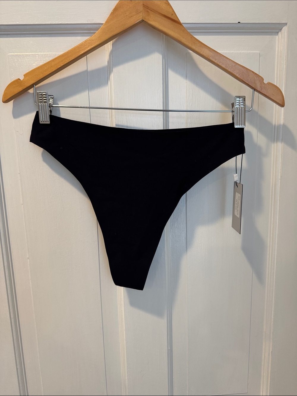 Negative Underwear Black High-Cut Thong Panty